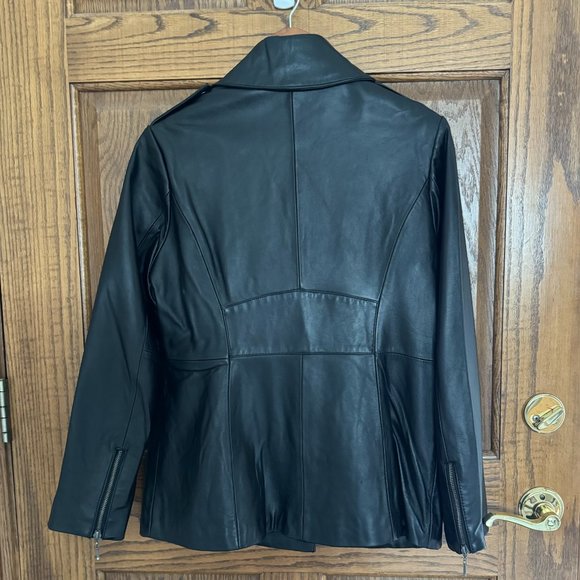 G.I.L.I. Genuine Leather Moto Jacket/Blazer - Size S - Picture 4 of 12